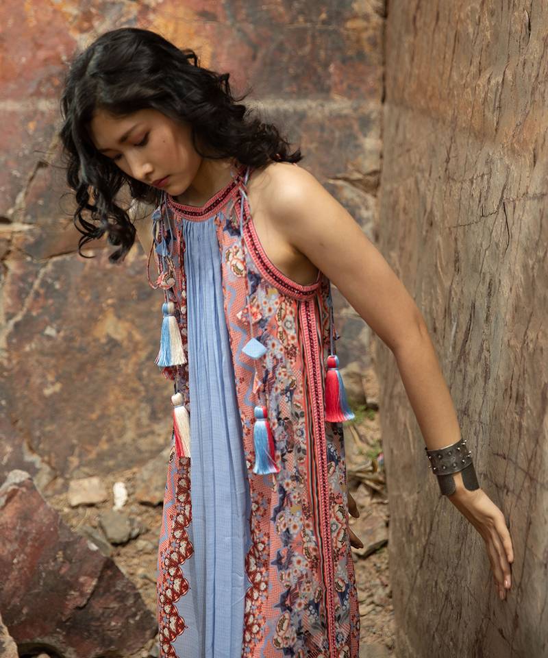 Indigo Botanica Tunic Dress