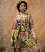 Tropical Bliss Tunic Wrap Dress