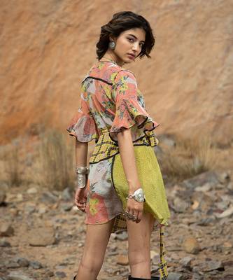 Tropical Bliss Tunic Wrap Dress 5