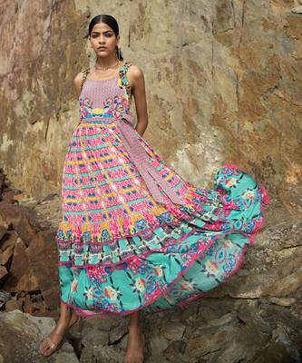 Pinkbloom Tieredmaxi Dress 1