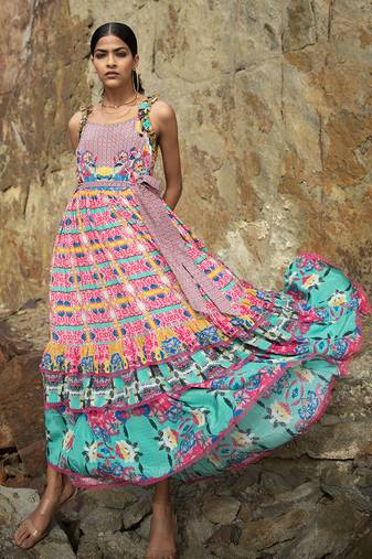 Pinkbloom Tieredmaxi Dress