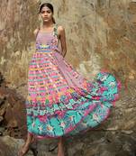 Pinkbloom Tieredmaxi Dress