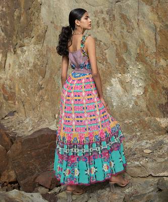 Pinkbloom Tieredmaxi Dress 2