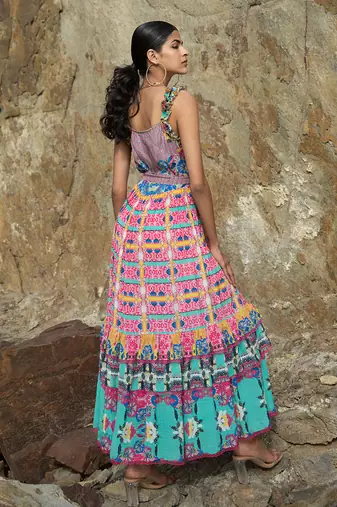 Pinkbloom Tieredmaxi Dress