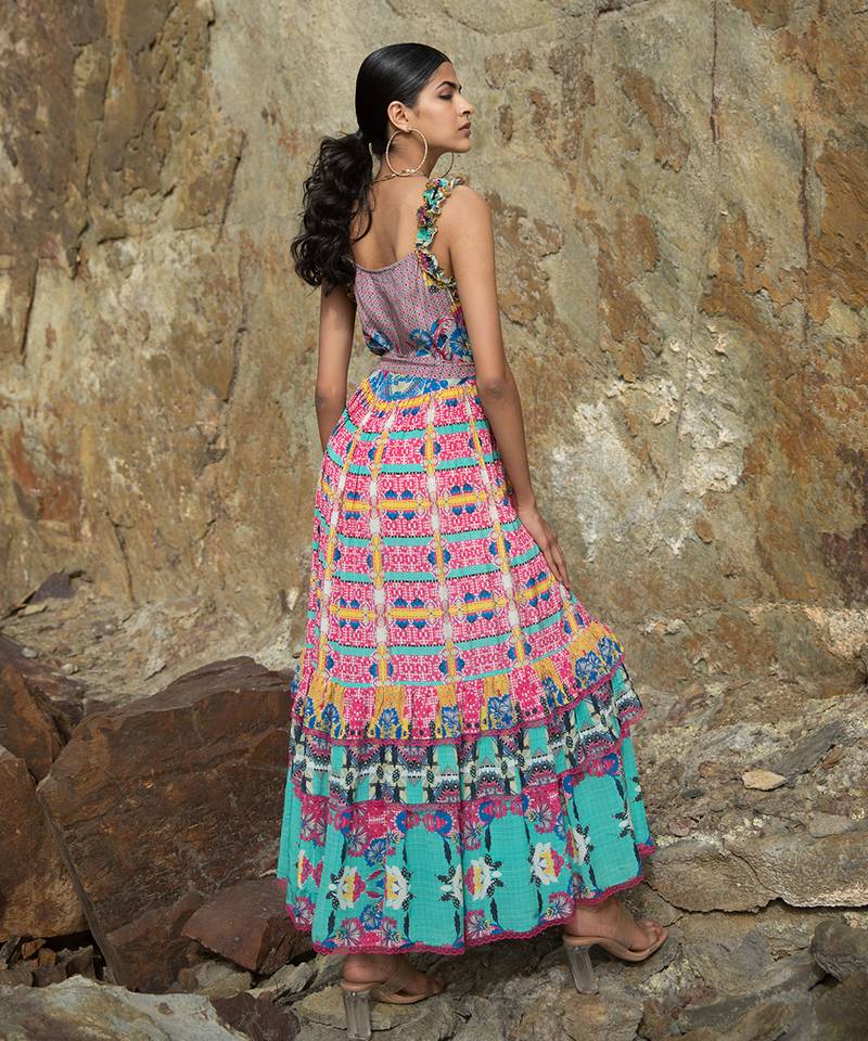 Pinkbloom Tieredmaxi Dress