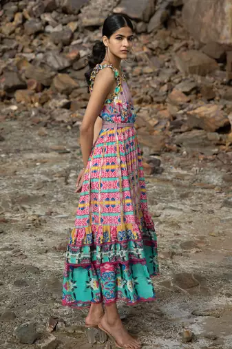 Pinkbloom Tieredmaxi Dress