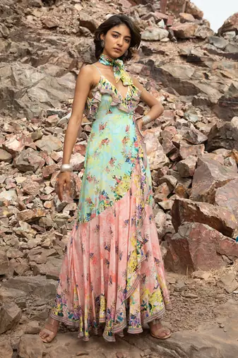 Colorinvert Maxi Dress