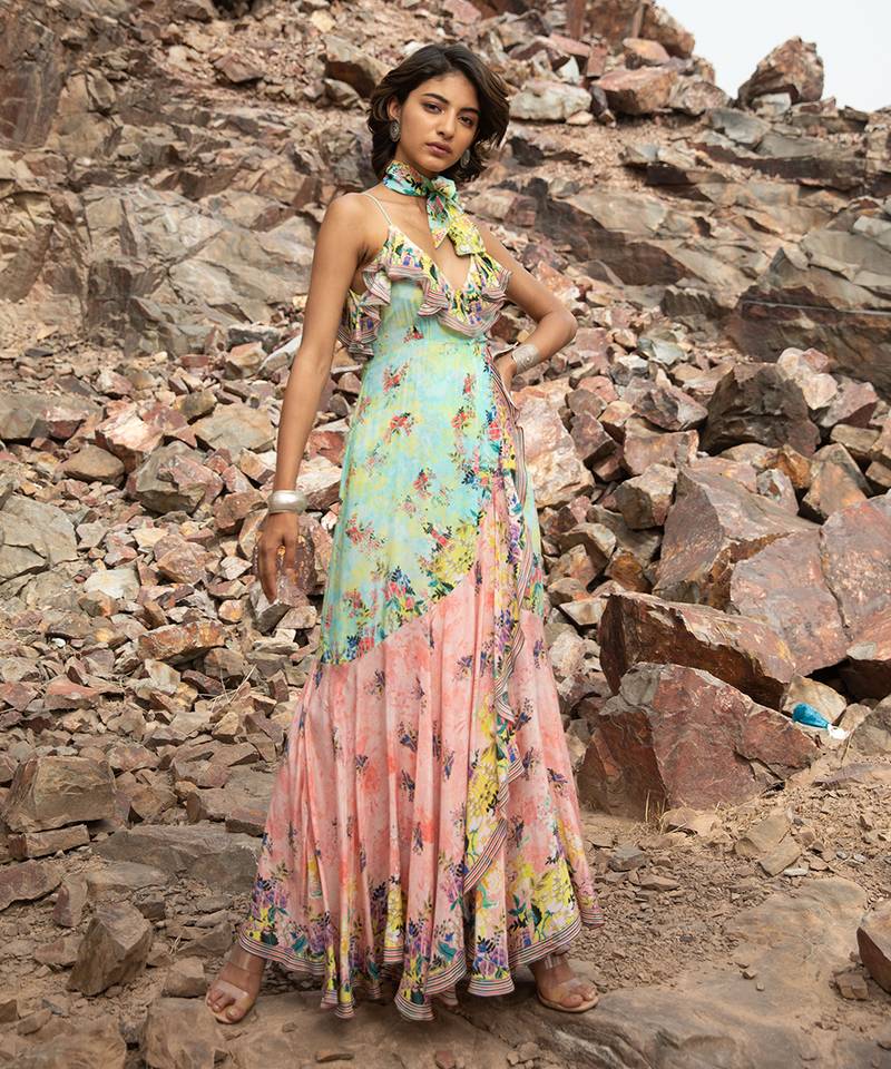 Colorinvert Maxi Dress