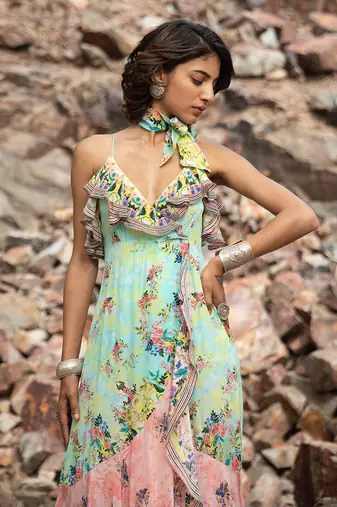 Colorinvert Maxi Dress