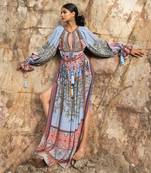 Indigo Botanica Maxi Dress