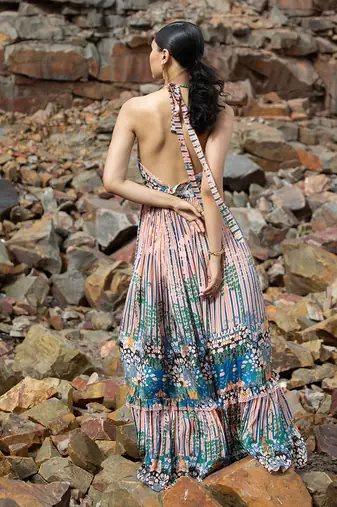 Oceanripple Maxi Dress