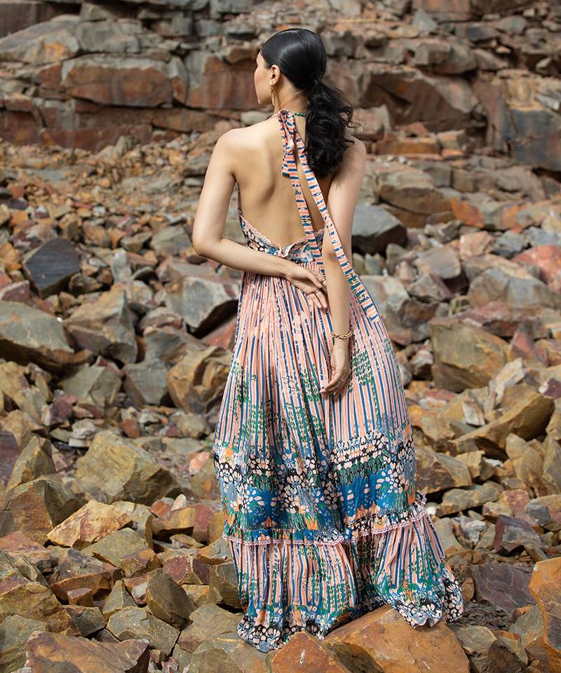 Oceanripple Maxi Dress