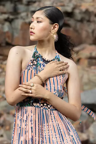 Oceanripple Maxi Dress