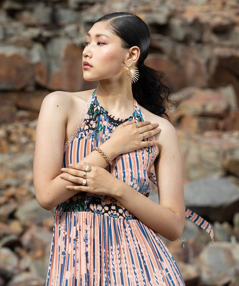 Oceanripple Maxi Dress