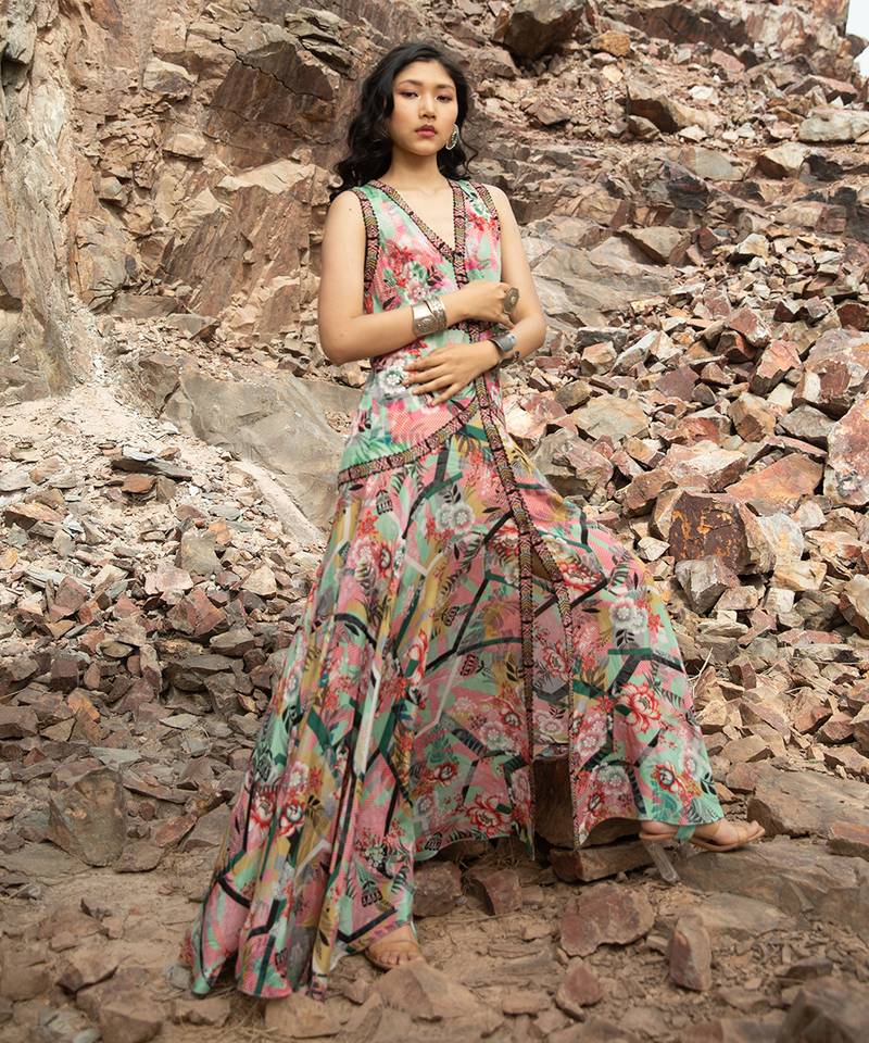 Colorinvert Maxi Dress