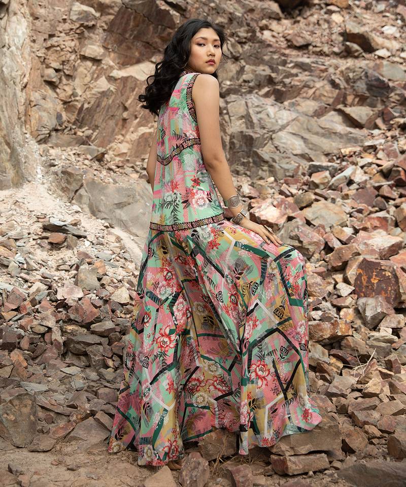 Colorinvert Maxi Dress