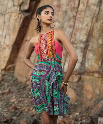 Greengalleria Border Tunic Dress 3