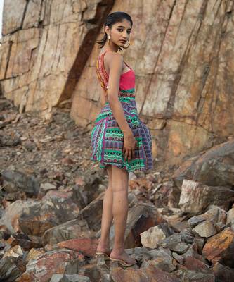 Greengalleria Border Tunic Dress 4