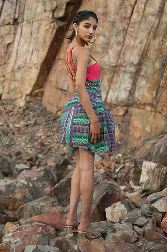 Greengalleria Border Tunic Dress