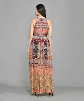 Nordic Halter Maxi Dress 2