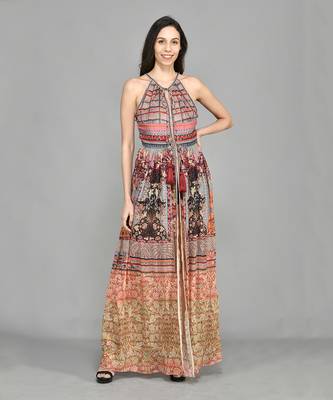 Nordic Halter Maxi Dress 5
