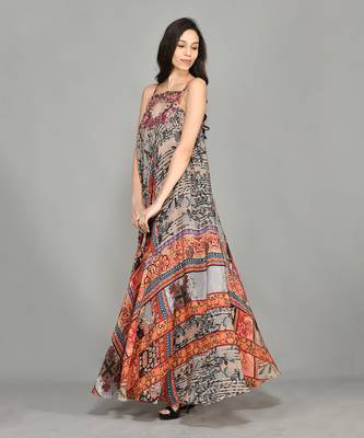 Nordic Halter Maxi Dress 2
