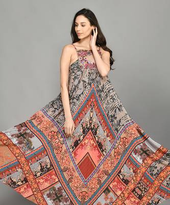 Nordic Halter Maxi Dress 4