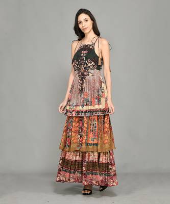 Nordic Tiered Short Dress 1