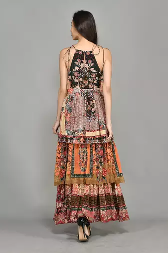 Nordic Tiered Short Dress