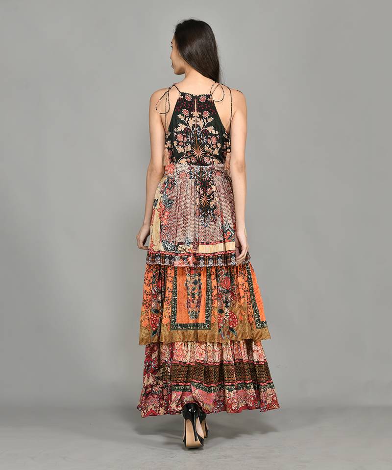 Nordic Tiered Short Dress