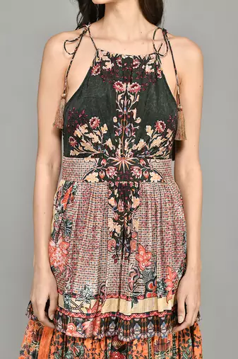Nordic Tiered Short Dress