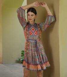 Cerulean Tiered Tunic Dress