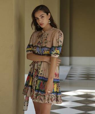 Tropical Tiles Co-Ord 4