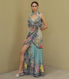 Oceania Ruffled Maxi Dress