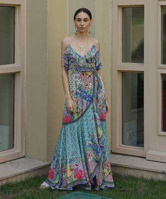 Oceania Ruffled Maxi Dress 2