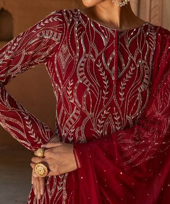 Oxblood Zoofishan Sharara Set 3
