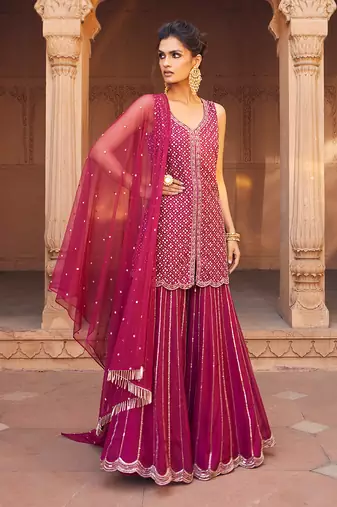 Raspberry Zabya Sharara Set