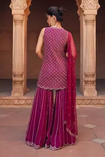 Raspberry Zabya Sharara Set