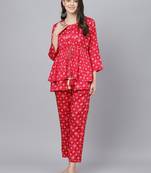 Magenta bandhej silk blend salwar