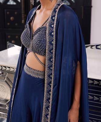 Electric Blue Erin Lehega Cape Set 2