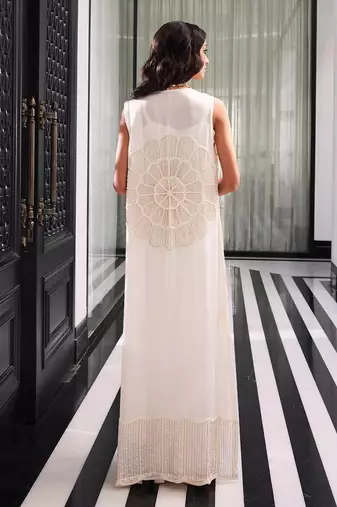Ivory Elara Skirt Cape Set