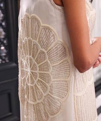 Ivory Elara Skirt Cape Set 3