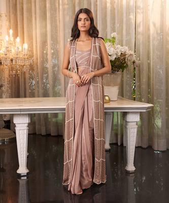 Lavender Erma Lehenga Cape Set 1