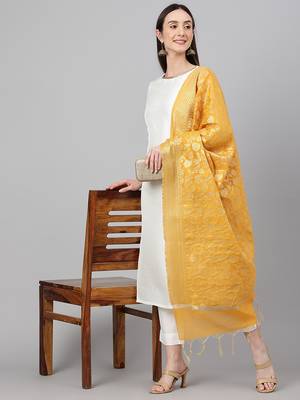 Off-white plain crepe salwar 2
