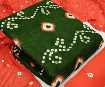 Green Bandhej Rayon Salwar 2