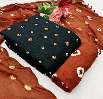 Dark-Green Bandhej Rayon Salwar 1