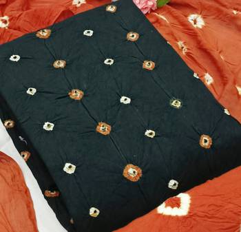 Dark-Green Bandhej Rayon Salwar 2
