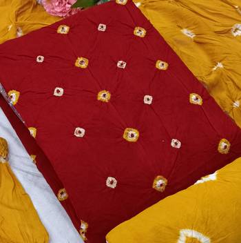 Maroon bandhej rayon salwar 2