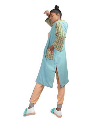 Blue Reversible Blocked Jacket 5