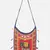 Banjara India Elephant Design Kutchi Mirrorwork Hand Embroidered Shoulder Bag (BAG-BlueRed)